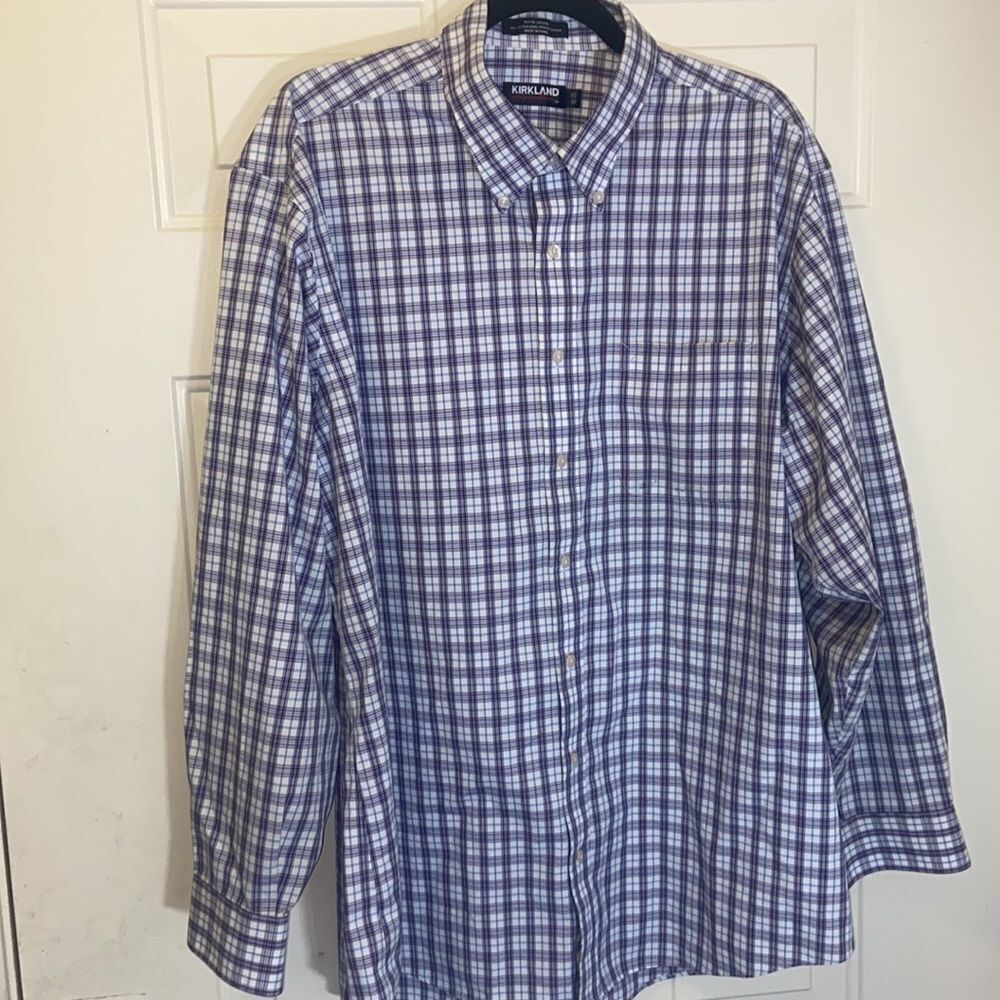 4/$30 KIRKLAND SIGNATURE MEN SHIRT 👔 SIZE 18-35